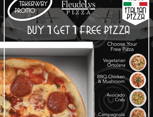 Takeaway Promo Buy 1 Get 1 Free Pizza – Fleudelys Pizza